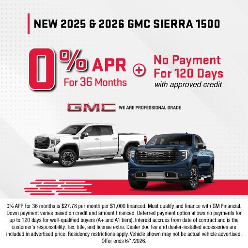 NEW 2025 & 2026 GMC SIERRA 1500