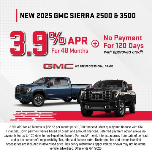 NEW 2025 GMC SIERRA 2500 & 3500