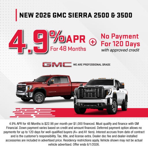 NEW 2026 GMC SIERRA 2500 & 3500