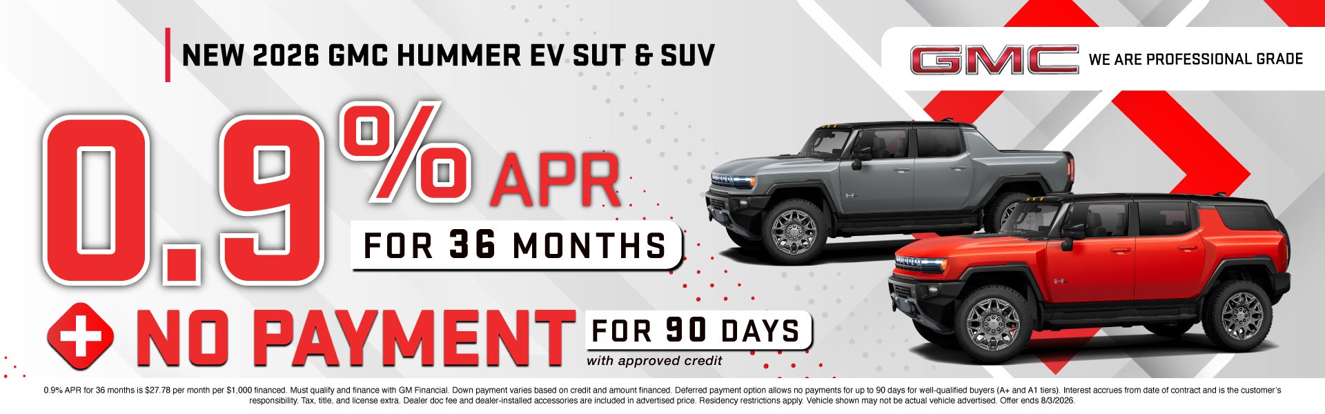 NEW 2026 GMC HUMMER EV PICKUP & SUV